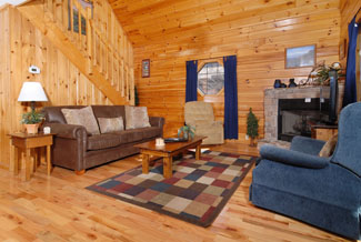 Pigeon Forge Two Bedroom Cabin Rental Featuring a Pool Table Hot Tub and Convenience to Area Attractions Like Dollywood-Dollys Splash Country